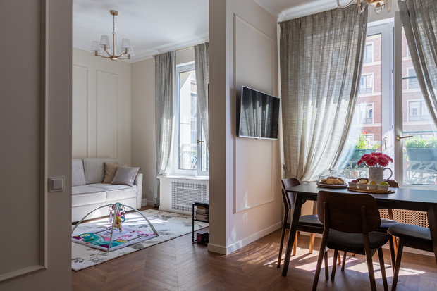 Фото из портфолио Интерьер 1-комн квартиры в ЖК Ботаника – фотографии дизайна интерьеров на INMYROOM