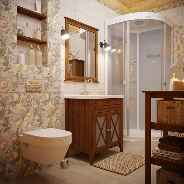 Фото из портфолио Дачный дом из оцилиндрованного бревна – фотографии дизайна интерьеров на INMYROOM