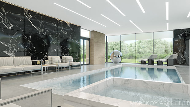 Фото из портфолио Интерьер жилого дома 600 m² – фотографии дизайна интерьеров на INMYROOM
