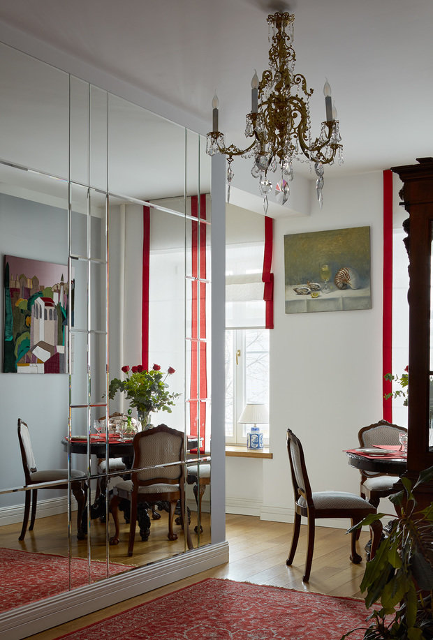 Фотография: Кухня и столовая в стиле Классический, Эклектика, Квартира, Проект дня, Москва, Кирпичный дом, 4 и больше, Более 90 метров, Наташа Федосеева – фото на INMYROOM