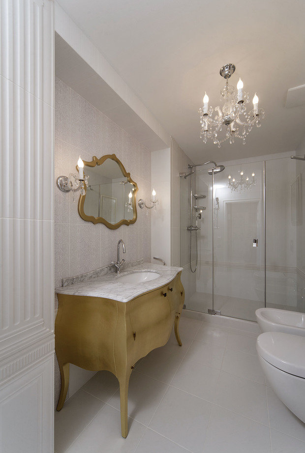 Фото из портфолио Белое с серебром – фотографии дизайна интерьеров на INMYROOM