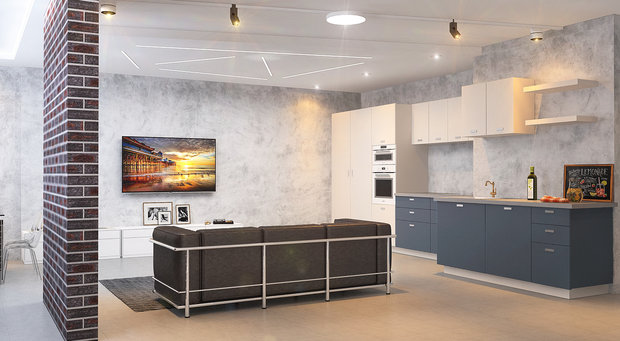 Фото из портфолио Квартира в стиле лофт – фотографии дизайна интерьеров на INMYROOM