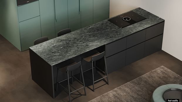 Фото из портфолио Calacatta Green – фотографии дизайна интерьеров на INMYROOM
