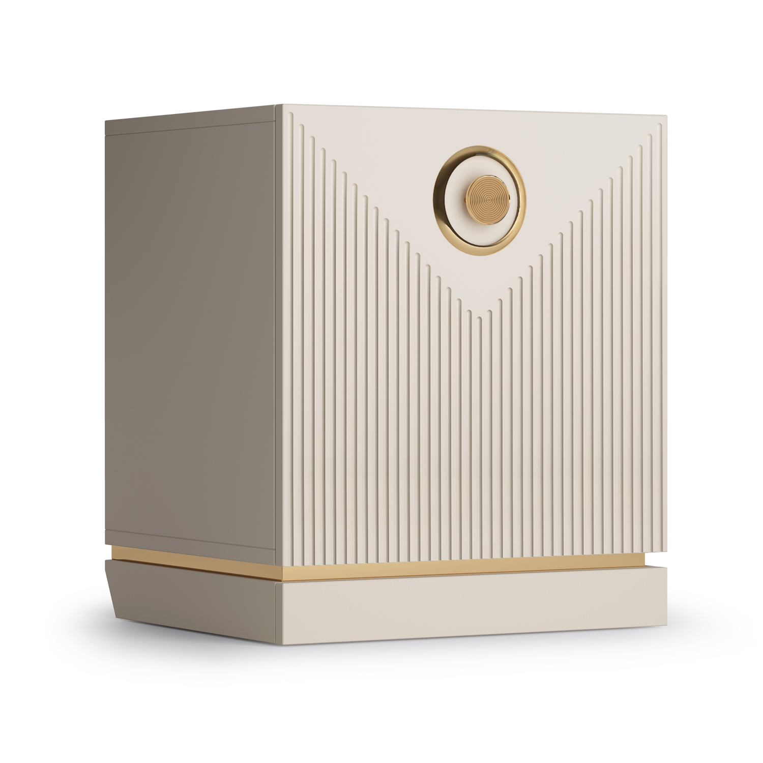 Тумба прикроватная Капри цвета сатин левая