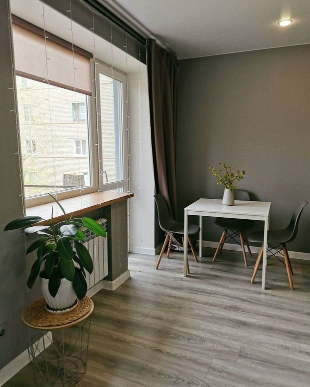 Фотография: Кухня и столовая в стиле Скандинавский, Ремонт на практике, интерьер хрущевке – фото на INMYROOM