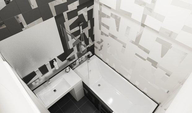 Фото из портфолио Дизайн и ремонт 1 комнатной квартиры 40 м2 – фотографии дизайна интерьеров на INMYROOM