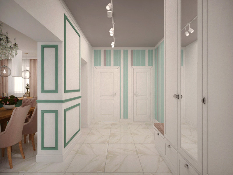 Фото из портфолио Мятное гнездышко – фотографии дизайна интерьеров на INMYROOM Фото из портфолио Мятное гнездышко – фотографии дизайна интерьеров на INMYROOM