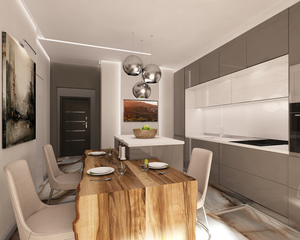 Фото из портфолио ЖК "Центральный" г. Пушкино – фотографии дизайна интерьеров на INMYROOM