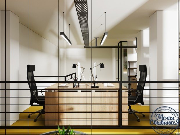 Фото из портфолио Офис нового уровня – фотографии дизайна интерьеров на INMYROOM