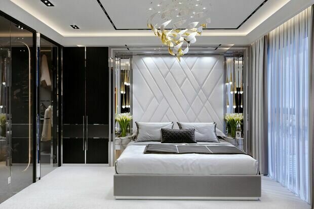 Фото из портфолио Квартира 55,5 м² в ЖК Селигер Сити: дорогие и оригинальные решения на каждом м² – фотографии дизайна интерьеров на INMYROOM