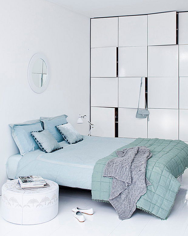 Фотография: Спальня в стиле Хай-тек, Декор интерьера, Дизайн интерьера, Цвет в интерьере, Советы, Белый – фото на INMYROOM