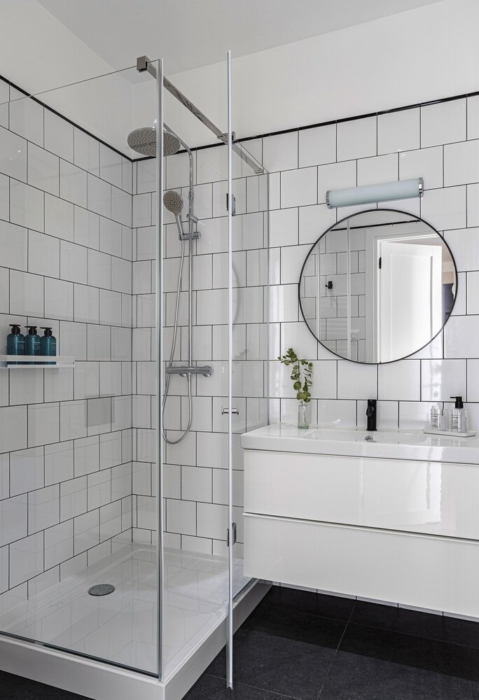 Фотография: Ванная в стиле Скандинавский, Современный, Минимализм, Квартира, Проект недели, Москва, 2 комнаты, 60-90 метров, Мария Пашкевич – фото на INMYROOM Фотография: Ванная в стиле Скандинавский, Современный, Минимализм, Квартира, Проект недели, Москва, 2 комнаты, 60-90 метров, Мария Пашкевич – фото на INMYROOM