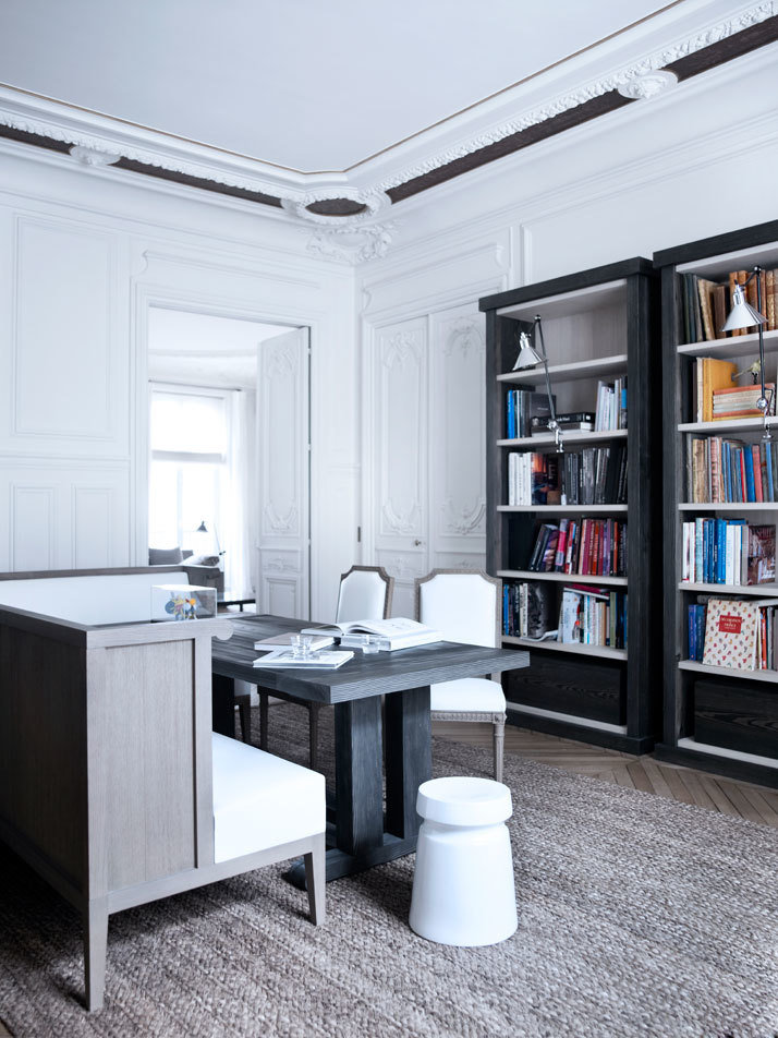 Фотография: Офис в стиле Скандинавский, Современный, Квартира, Дома и квартиры, Международная Школа Дизайна – фото на INMYROOM