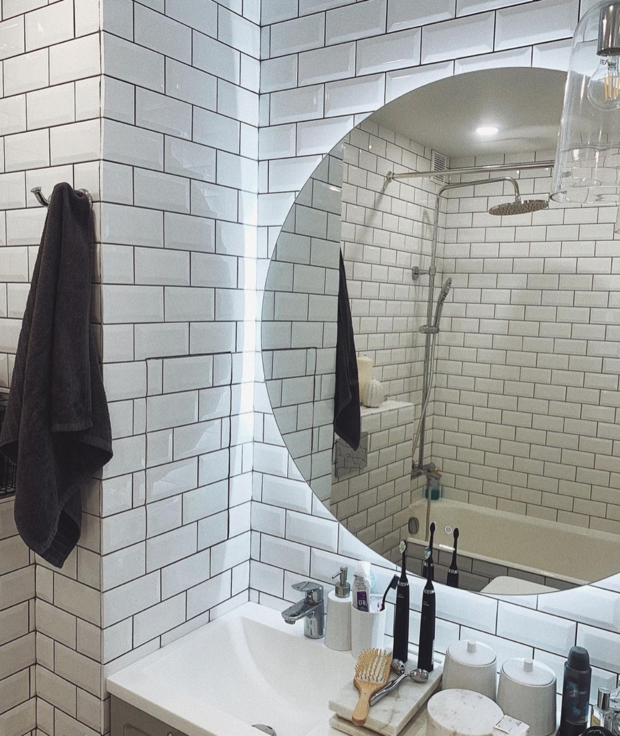 Фотография: Ванная в стиле Скандинавский, Ремонт на практике – фото на INMYROOM