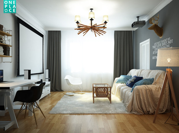 Фото из портфолио Немного скандинавии – фотографии дизайна интерьеров на INMYROOM