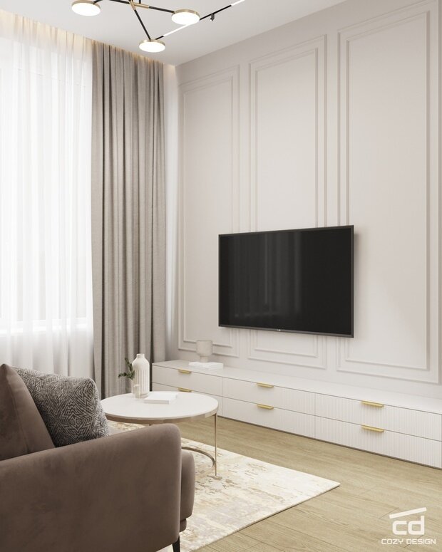 Фото из портфолио Квартира 66м2 в Москве – фотографии дизайна интерьеров на INMYROOM
