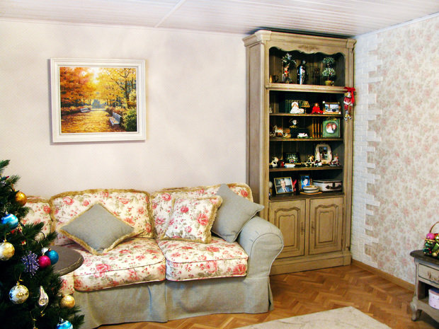 Фотография: Гостиная в стиле Прованс и Кантри – фото на INMYROOM