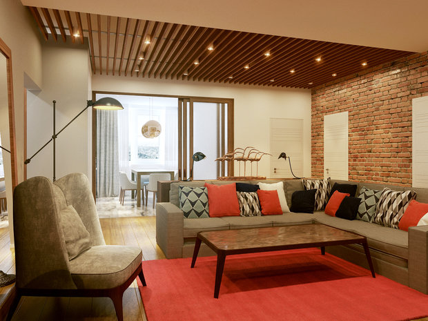 Фото из портфолио Просторная квартира в стиле Loft. Жилой комплекс "Айвазовский" г.Москва. 25 – фотографии дизайна интерьеров на INMYROOM