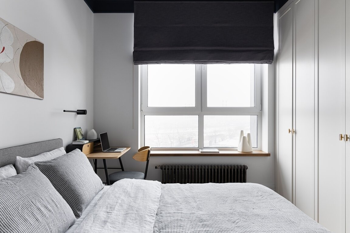 Фотография: Спальня в стиле Современный, Квартира, Проект недели, Москва, 2 комнаты, 40-60 метров, Volume – фото на INMYROOM Фотография: Спальня в стиле Современный, Квартира, Проект недели, Москва, 2 комнаты, 40-60 метров, Volume – фото на INMYROOM