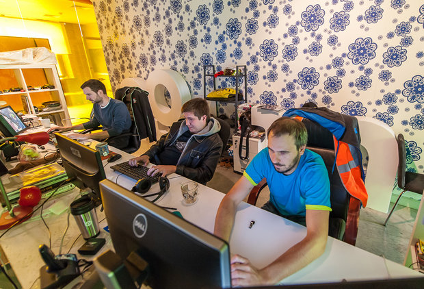 Фотография: Офис в стиле Современный, Офисное пространство, Дома и квартиры – фото на INMYROOM