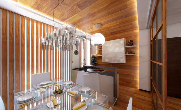 Фото из портфолио Квартира в духе контемпорари – фотографии дизайна интерьеров на INMYROOM