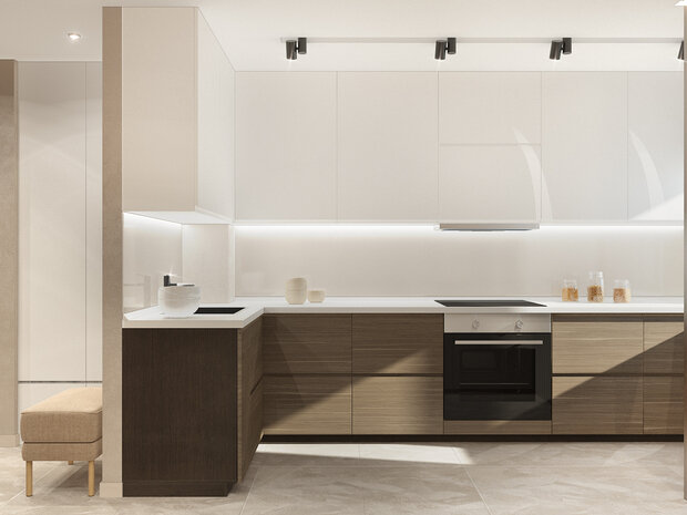 Фото из портфолио  двушка в теплых тонах – фотографии дизайна интерьеров на INMYROOM