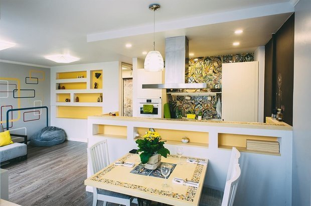 Фото из портфолио Трансформируемое пространство 33 кв.м – фотографии дизайна интерьеров на INMYROOM