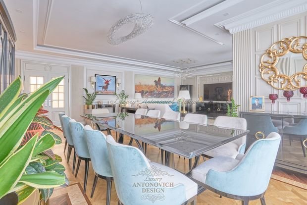 Фото из портфолио Интерьер гостиной в стиле новая классика – фотографии дизайна интерьеров на INMYROOM