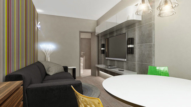 Фото из портфолио Квартира в Сокольниках – фотографии дизайна интерьеров на INMYROOM