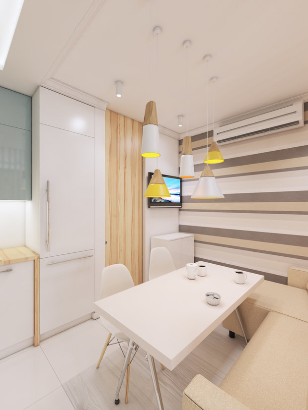 Фотография: Кухня и столовая в стиле Скандинавский, Современный – фото на INMYROOM