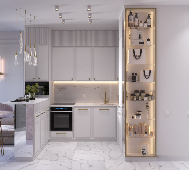 Фото из портфолио Квартира в  ЖК «КРЫЛЬЯ», 37 м² – фотографии дизайна интерьеров на INMYROOM