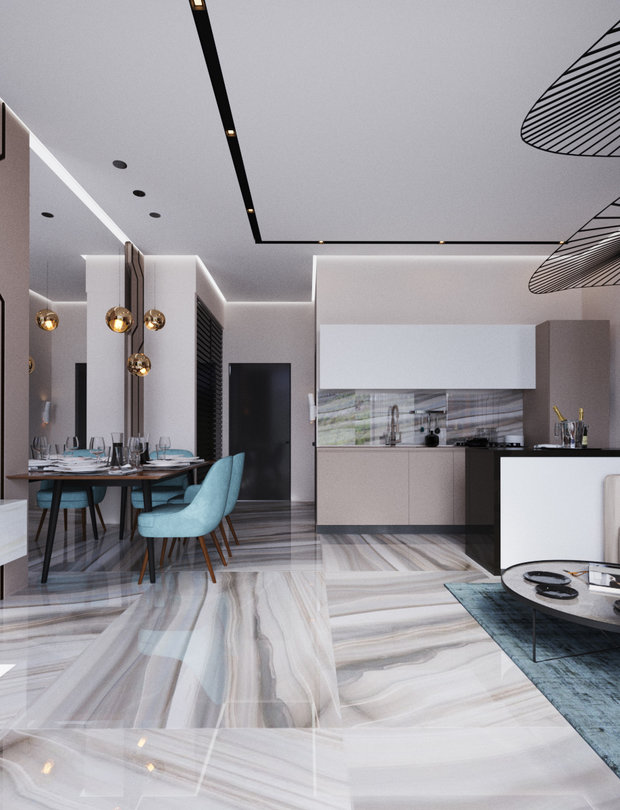 Фото из портфолио Апартаменты в ЖК Аю-Даг 1713 – фотографии дизайна интерьеров на INMYROOM