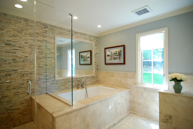 Фотография: Ванная в стиле Прованс и Кантри, Интерьер комнат – фото на INMYROOM