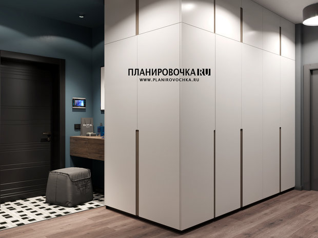 Фото из портфолио ЖК "ГУСАРСКАЯ БАЛЛАДА", ПРИХОЖАЯ 11,5 М2 – фотографии дизайна интерьеров на INMYROOM