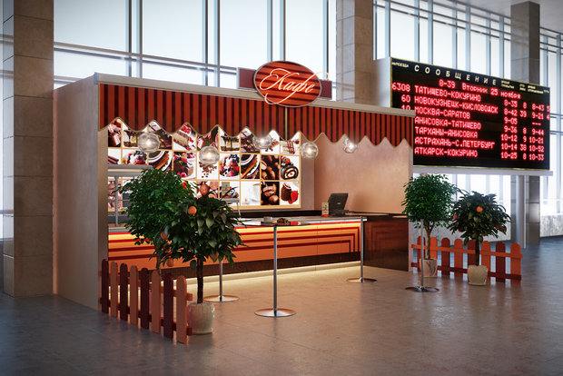 Фото из портфолио кафе на Белорусском вокзале  – фотографии дизайна интерьеров на INMYROOM