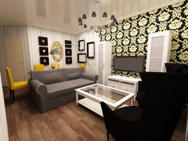 Фото из портфолио квартирка – фотографии дизайна интерьеров на INMYROOM