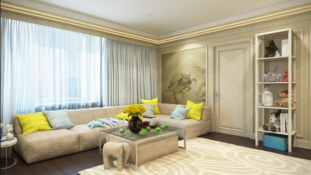 Фото из портфолио Интерьер игровой в стиле ар-деко, арт деко – фотографии дизайна интерьеров на INMYROOM