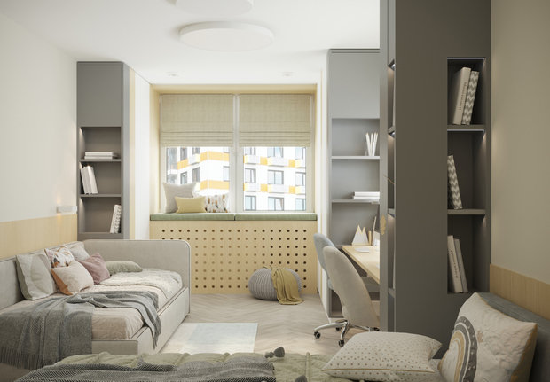 Фото из портфолио ЖК Москвичка – фотографии дизайна интерьеров на INMYROOM