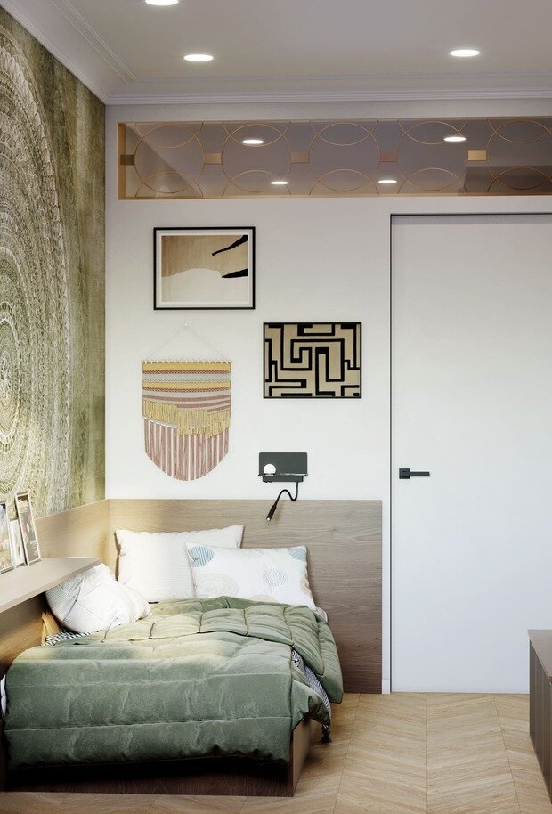 Фотография: Детская в стиле Классический, Современный, Эклектика, Квартира, Проект недели, Санкт-Петербург, Кирпичный дом, 4 и больше, 60-90 метров, Студия дизайна Максимаджи – фото на INMYROOM