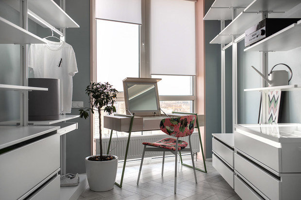 Фото из портфолио Мягкая и уютная ванная в нежно-розовом цвете – фотографии дизайна интерьеров на INMYROOM