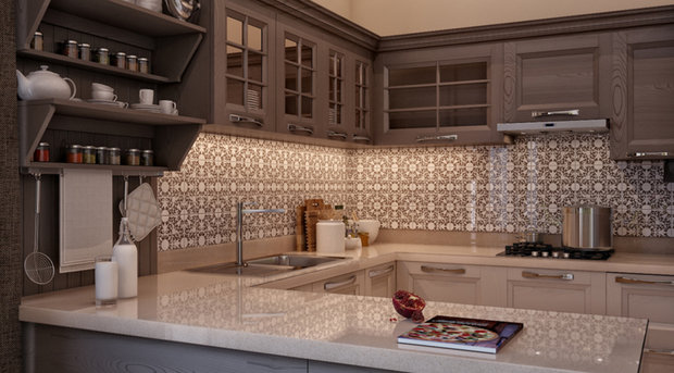 Фотография: Кухня и столовая в стиле Современный, Советы, Гид, как оформить кухонный фартук, энциклопедия_отделка – фото на INMYROOM