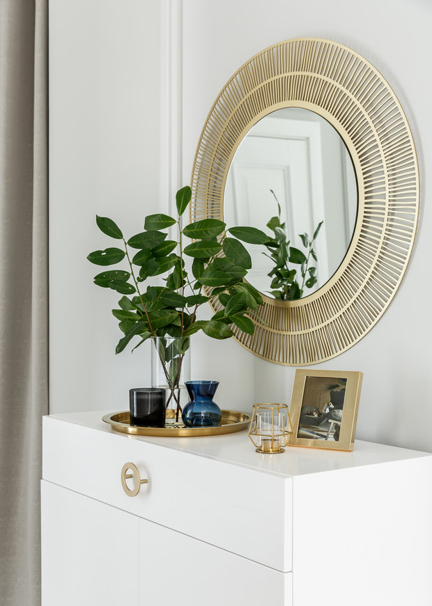 Фотография: Декор в стиле Современный, Классический, Квартира, Проект недели, Москва, Наталья Преображенская, Сталинка, 2 комнаты, 40-60 метров, ПРЕМИЯ INMYROOM – фото на INMYROOM