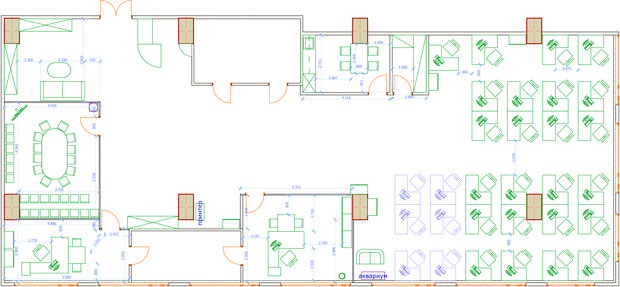Фото из портфолио Офисы – фотографии дизайна интерьеров на INMYROOM