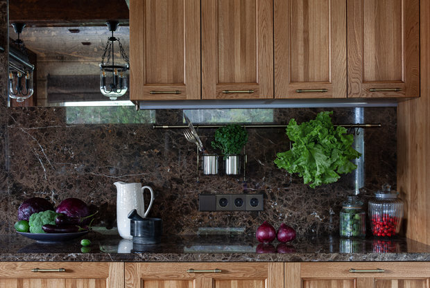 Фотография: Кухня и столовая в стиле Классический, Прованс и Кантри, Дом, Проект недели, Дом и дача, Ленинградская область, 4 и больше, Более 90 метров, Олеся Тищенко – фото на INMYROOM