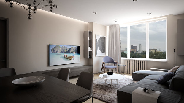 Фото из портфолио ЖК Триколор - квартира – фотографии дизайна интерьеров на INMYROOM