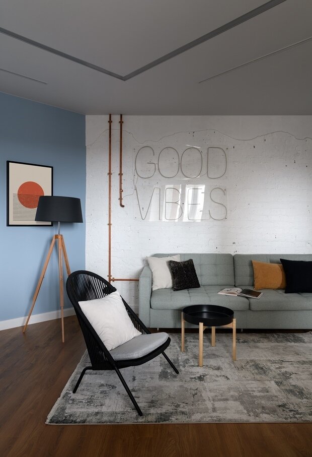 Фотография: Кабинет в стиле Лофт, Современный, Эклектика, Квартира, Проект недели, Новосибирск, 3 комнаты, 60-90 метров, Анастасия Каширская – фото на INMYROOM