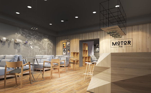 Фото из портфолио Motor pub – фотографии дизайна интерьеров на INMYROOM