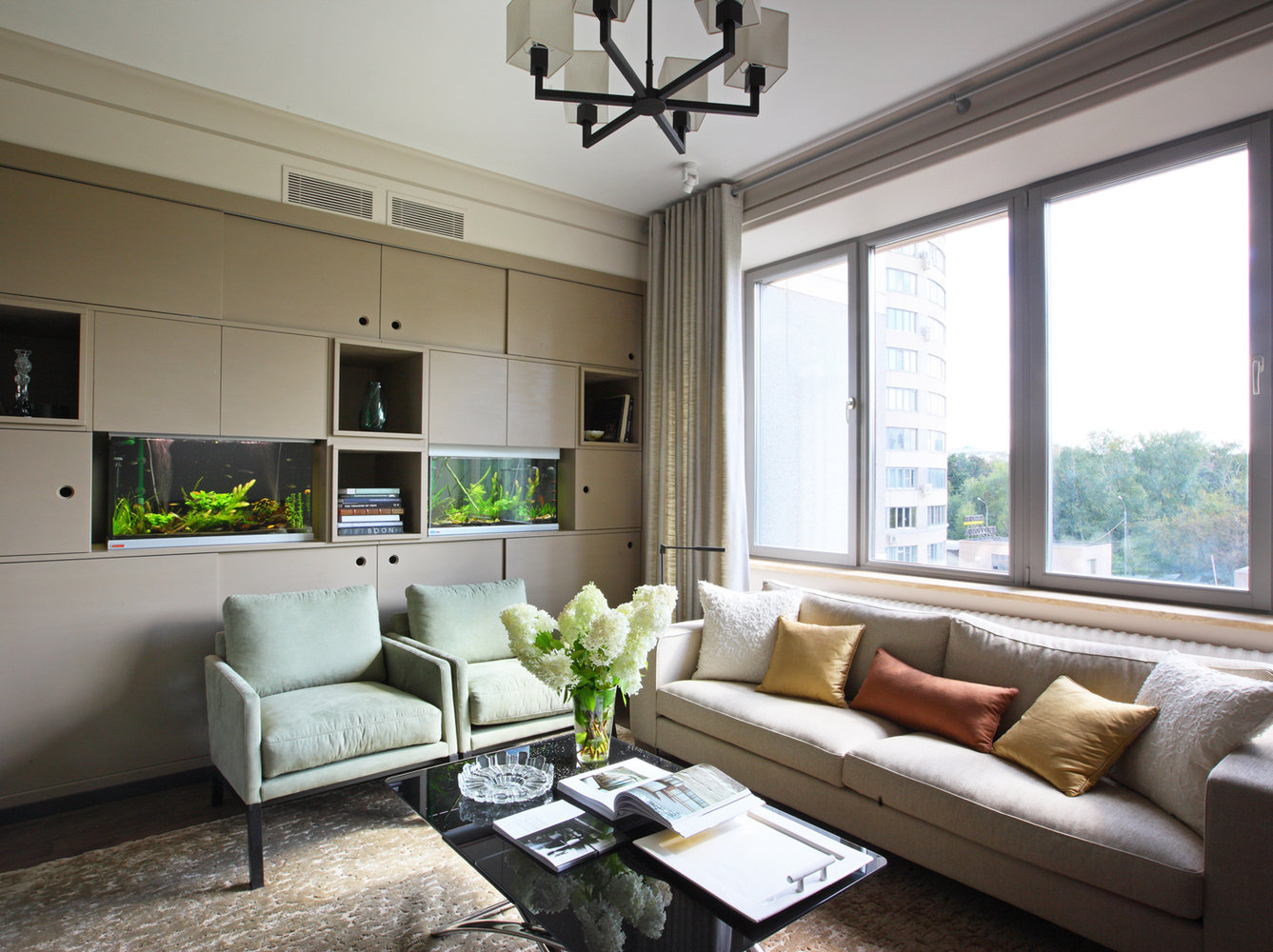 Фотография: Гостиная в стиле Современный, Эклектика, Квартира, Проект недели, Москва, новостройка, Монолитный дом, Наталья Юнг, Светлана Озерова, 4 и больше, Более 90 метров – фото на INMYROOM Фотография: Гостиная в стиле Современный, Эклектика, Квартира, Проект недели, Москва, новостройка, Монолитный дом, Наталья Юнг, Светлана Озерова, 4 и больше, Более 90 метров – фото на INMYROOM