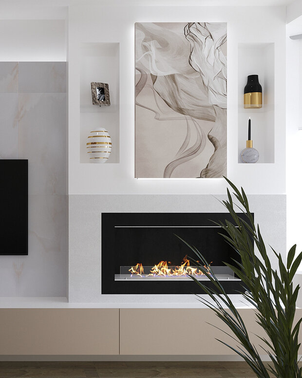 Фото из портфолио Интерьер двухкомнатной квартиры в ЖК "Премьера" – фотографии дизайна интерьеров на INMYROOM