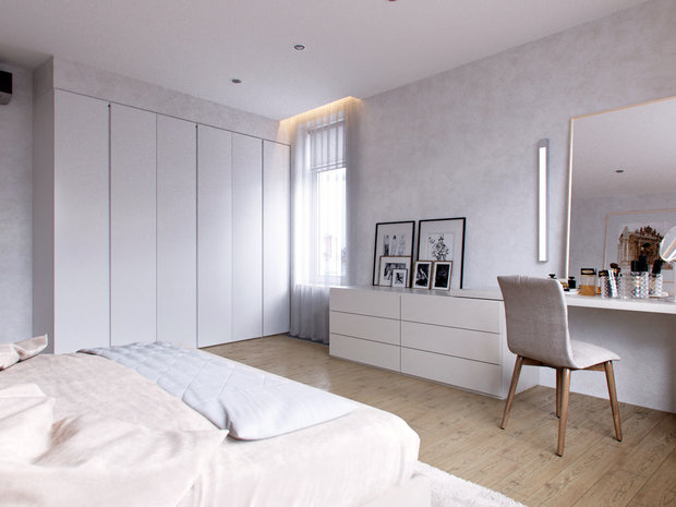 Фото из портфолио Квартира для молодой девушки – фотографии дизайна интерьеров на INMYROOM